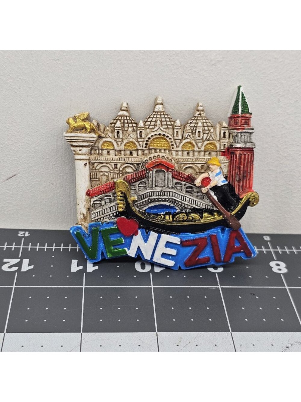Venice Italy 3D Resin Souvenir Fridge Magnet Venezia Travel Collectible Gift